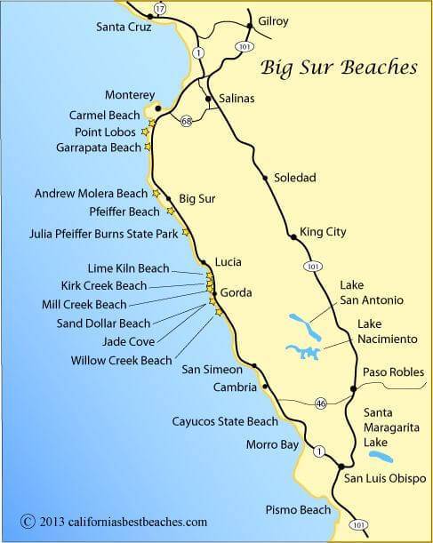 Big sur mapa